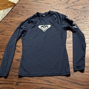 Roxy Girls Swim Rashguard in Navy Blue size M